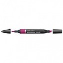 Pennarelli Winsor&Newton Promarker Brush doppia punta scalpello-pennello - maroon M544 - 0204175