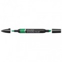 Pennarelli Winsor&Newton Promarker Brush doppia punta scalpello-pennello - lush green G756 - 0204228
