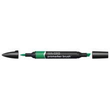 Pennarelli Winsor&Newton Promarker Brush doppia punta scalpello-pennello - lush green G756 - 0204228