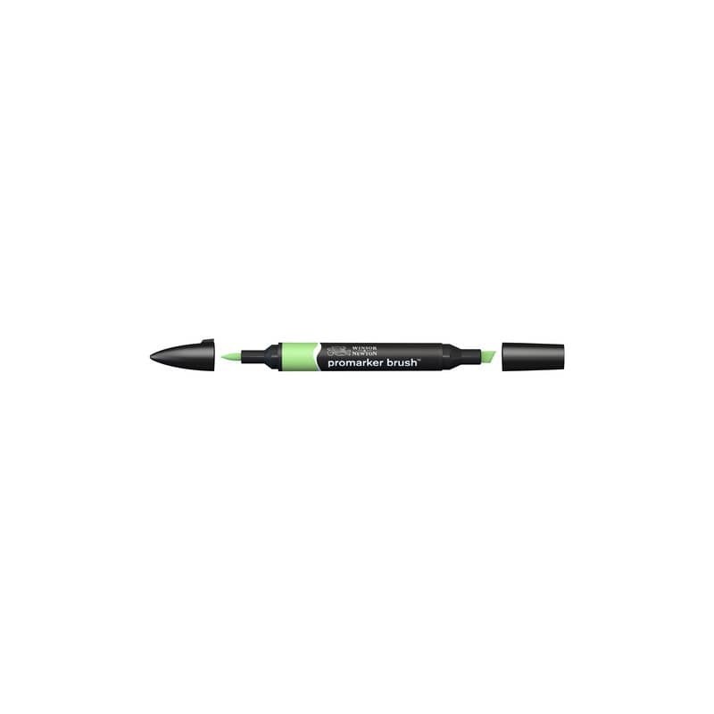 Pennarelli Winsor&Newton Promarker Brush doppia punta scalpello-pennello - apple G338 - 0204210