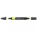 Pennarelli Winsor&Newton Promarker Brush doppia punta scalpello-pennello - lime green G178 - 0204071