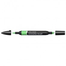 Pennarelli Winsor&Newton Promarker Brush doppia punta scalpello-pennello - grass G457 - 0204253