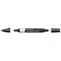 Pennarelli Winsor&Newton Promarker Brush doppia punta scalpello-pennello - meadow green G339 - 0204215