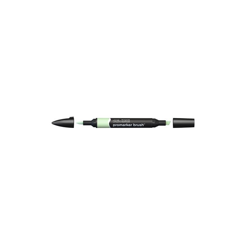 Pennarelli Winsor&Newton Promarker Brush doppia punta scalpello-pennello - meadow green G339 - 0204215