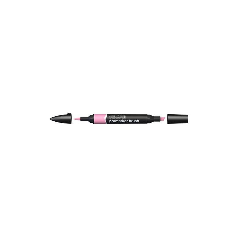 Pennarelli Winsor&Newton Promarker Brush doppia punta scalpello-pennello - rose pink M727 - 0204168