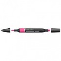 Pennarelli Winsor&Newton Promarker Brush doppia punta scalpello-pennello - carmine R156 - 0204127