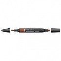 Pennarelli Winsor&Newton Promarker Brush doppia punta scalpello-pennello - henna O225 - 0204105