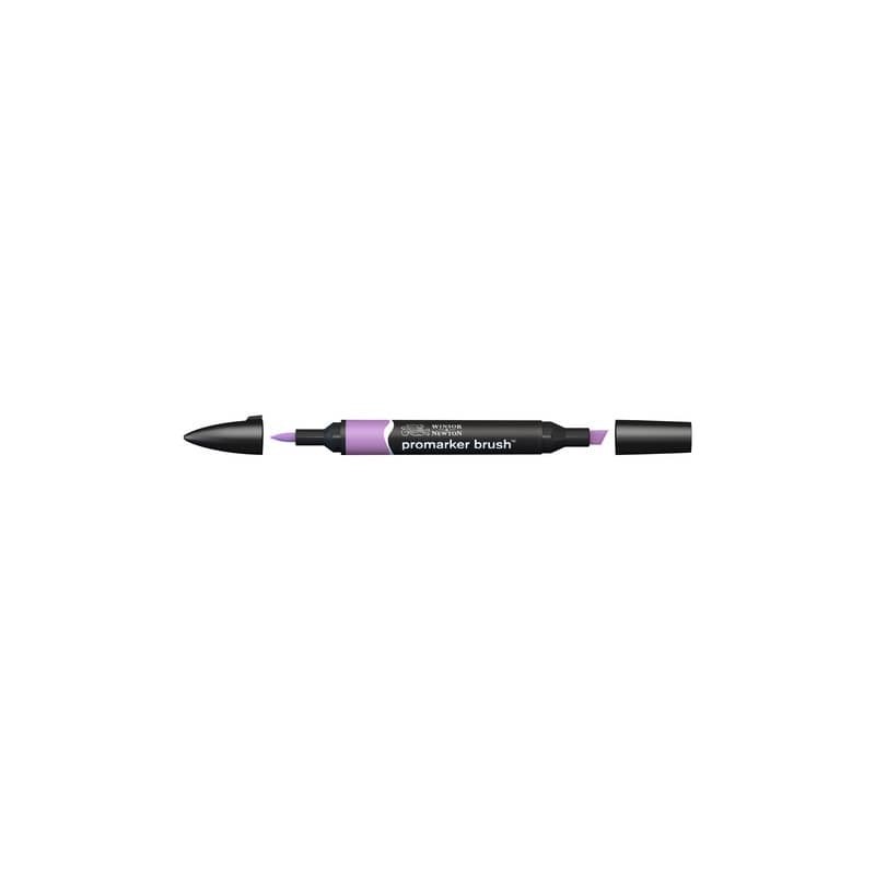 Pennarelli Winsor&Newton Promarker Brush doppia punta scalpello-pennello - amethyst V626 - 0204167