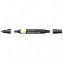 Pennarelli Winsor&Newton Promarker Brush doppia punta scalpello-pennello - soft lime Y828 - 0204368