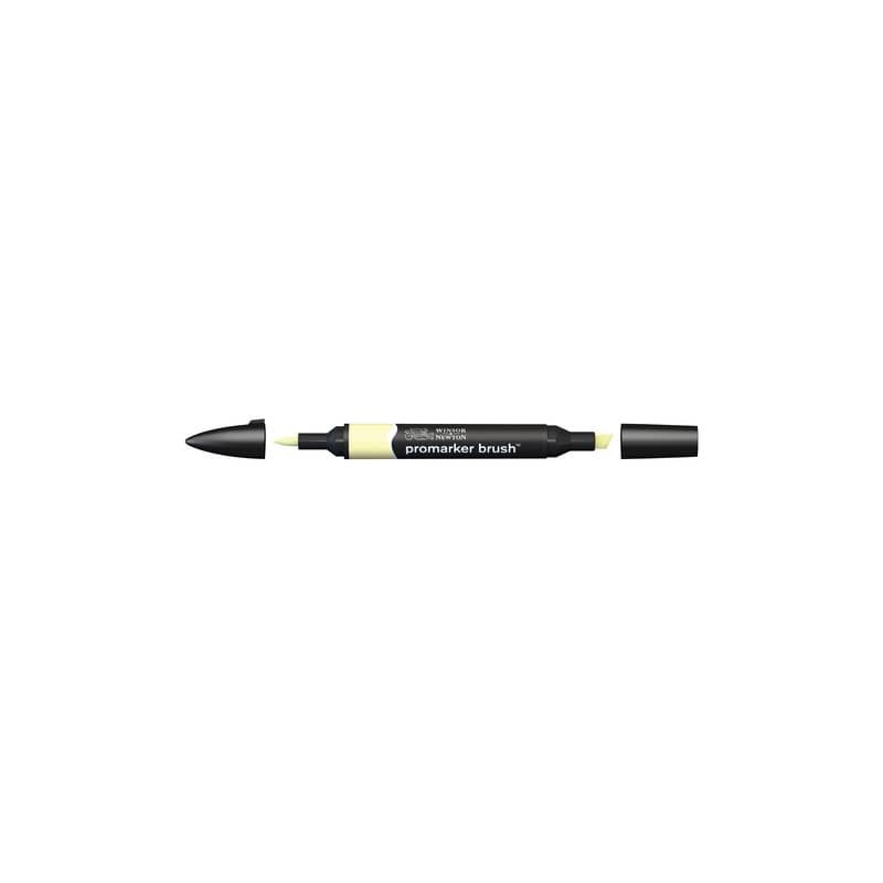 Pennarelli Winsor&Newton Promarker Brush doppia punta scalpello-pennello - soft lime Y828 - 0204368
