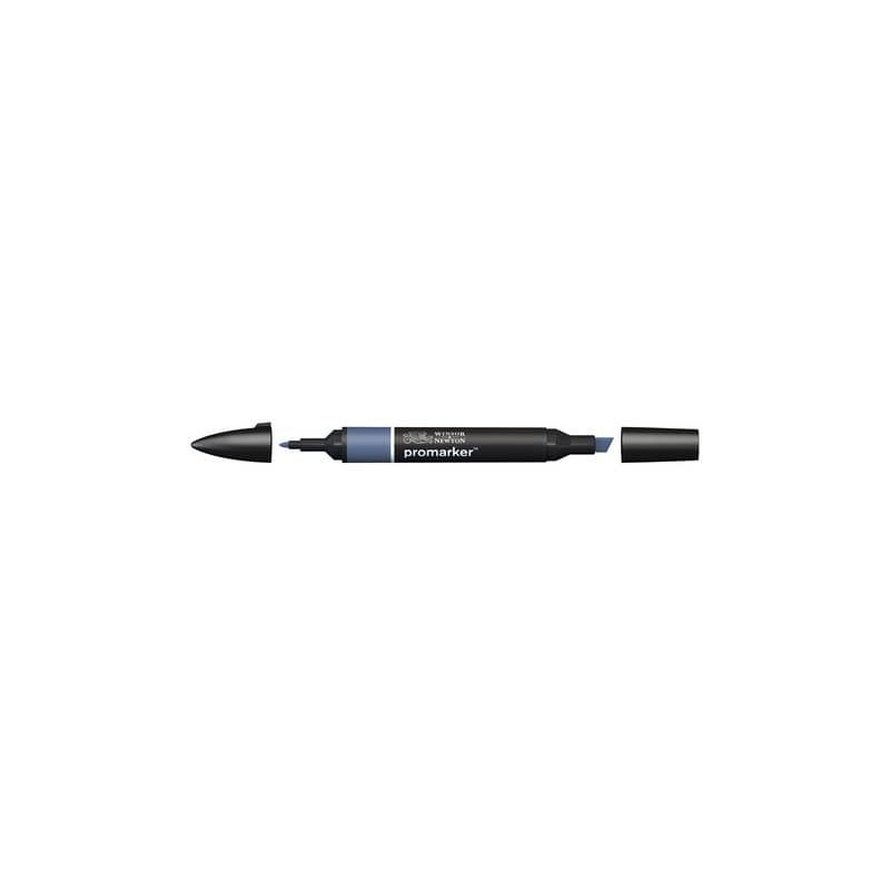 Pennarelli Winsor&Newton Promarker doppia punta fine-larga - midnight blue B624 - 0203401
