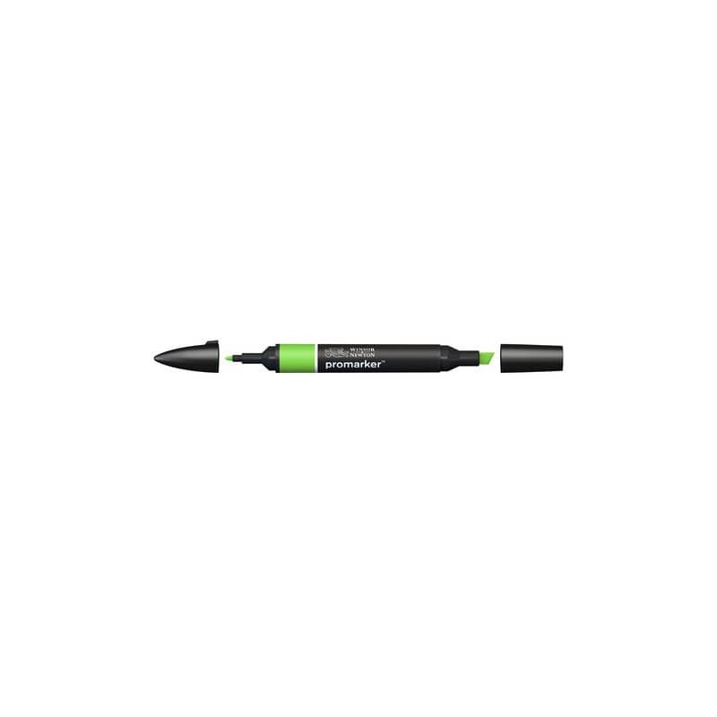 Pennarelli Winsor&Newton Promarker doppia punta fine-larga - bright green G267 - 0203069