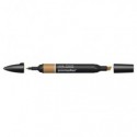 Pennarelli Winsor&Newton Promarker doppia punta fine-larga - cocoa O535 - 0203213