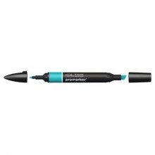Pennarelli Winsor&Newton Promarker doppia punta fine-larga - turchese C247 - 0203654