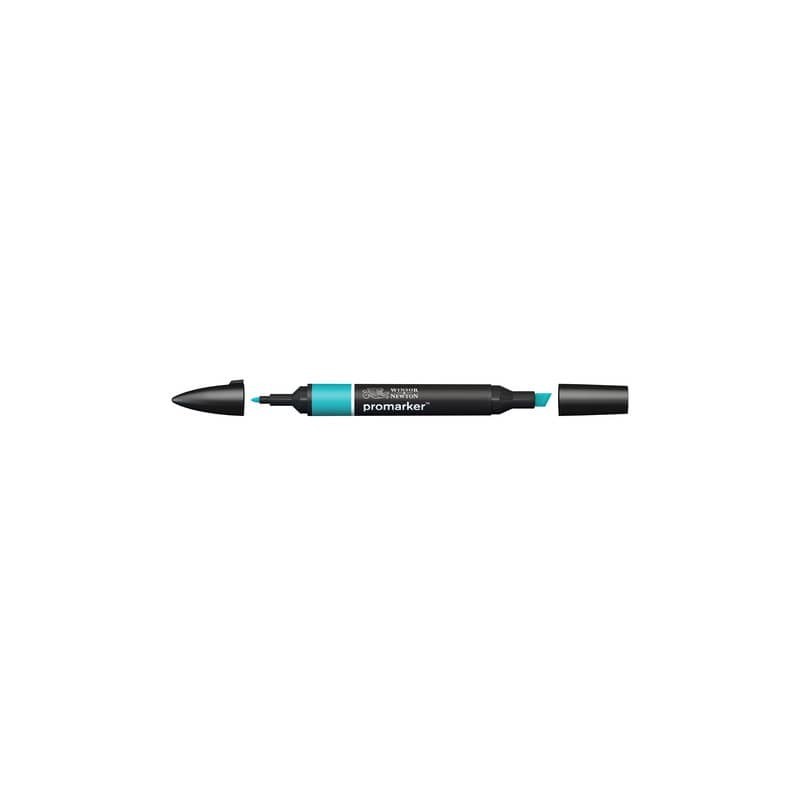 Pennarelli Winsor&Newton Promarker doppia punta fine-larga - turchese C247 - 0203654