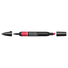 Pennarelli Winsor&Newton Promarker doppia punta fine-larga - rosso R666 - 0203209