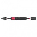 Pennarelli Winsor&Newton Promarker doppia punta fine-larga - poppy R565 - 0203202
