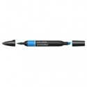 Pennarelli Winsor&Newton Promarker doppia punta fine-larga - azure B346 - 0203054