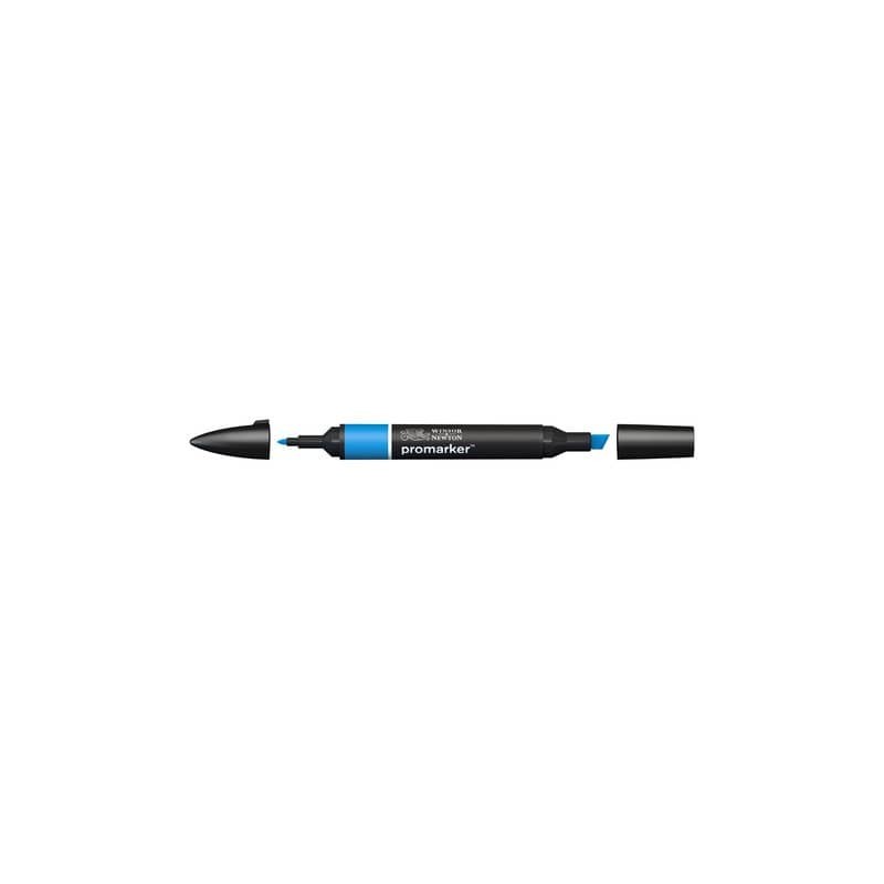 Pennarelli Winsor&Newton Promarker doppia punta fine-larga - azure B346 - 0203054