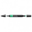 Pennarelli Winsor&Newton Promarker doppia punta fine-larga - emerald G657 - 0203235
