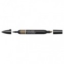 Pennarelli Winsor&Newton Promarker doppia punta fine-larga - umber O615 - 0203251