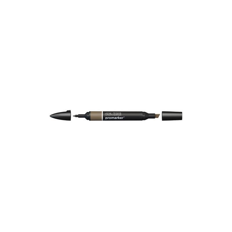 Pennarelli Winsor&Newton Promarker doppia punta fine-larga - umber O615 - 0203251