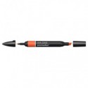 Pennarelli Winsor&Newton Promarker doppia punta fine-larga - bright orange O177 - 0203051