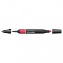 Pennarelli Winsor&Newton Promarker doppia punta fine-larga - berry red R665 - 0203171