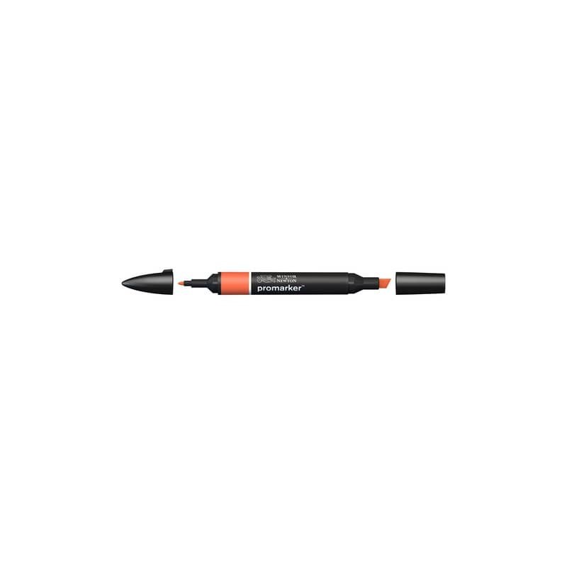 Pennarelli Winsor&Newton Promarker doppia punta fine-larga - orange R866 - 0203449