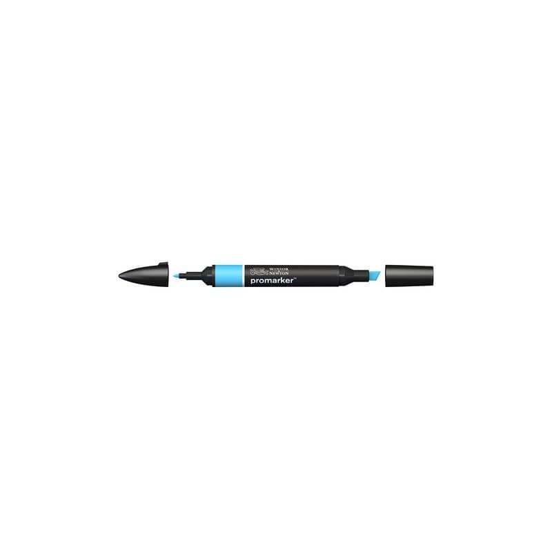 Pennarelli Winsor&Newton Promarker doppia punta fine-larga - sky blue B137 - 0203621