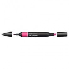 Pennarelli Winsor&Newton Promarker doppia punta fine-larga - carmine R156 - 0203127