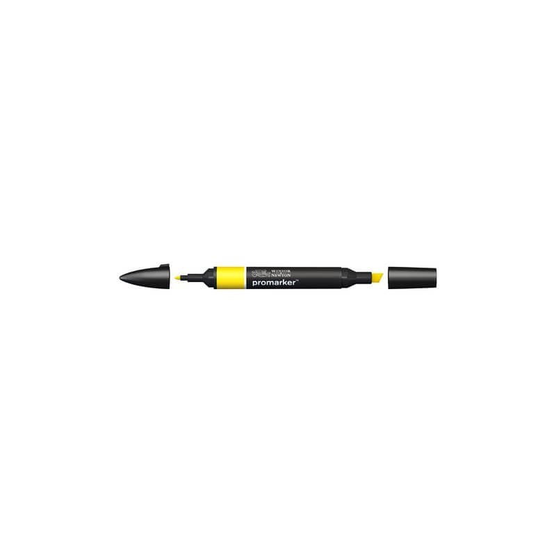 Pennarelli Winsor&Newton Promarker doppia punta fine-larga - canary Y367 - 0203166