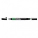 Pennarelli Winsor&Newton Promarker doppia punta fine-larga - verde pino G635 - 0203244