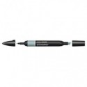 Pennarelli Winsor&Newton Promarker doppia punta fine-larga - grey green G917 - 0203276