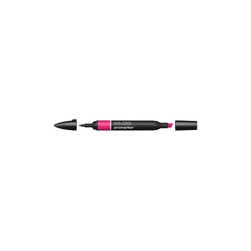 Pennarelli Winsor&Newton Promarker doppia punta fine-larga - hot pink R365 - 0203358