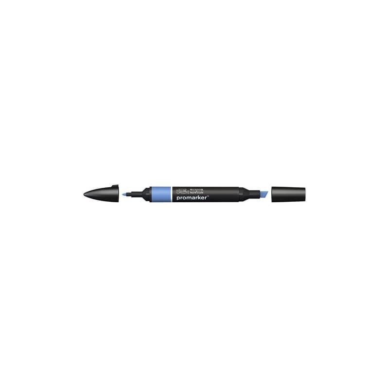 Pennarelli Winsor&Newton Promarker doppia punta fine-larga - blu china B736 - 0203198