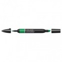 Pennarelli Winsor&Newton Promarker doppia punta fine-larga - lush green G756 - 0203228