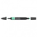 Pennarelli Winsor&Newton Promarker doppia punta fine-larga - verde menta G637 - 0203223