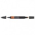 Pennarelli Winsor&Newton Promarker doppia punta fine-larga - terracotta O335 - 0203282