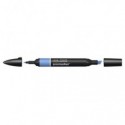Pennarelli Winsor&Newton Promarker doppia punta fine-larga - blu cobalto B637 - 0203178