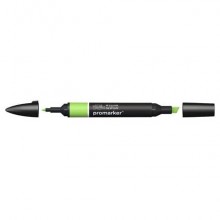 Pennarelli Winsor&Newton Promarker doppia punta fine-larga - leaf green G258 - 0203341