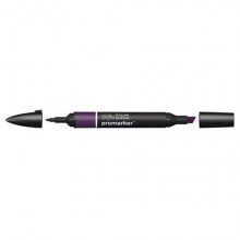 Pennarelli Winsor&Newton Promarker doppia punta fine-larga - aubergine V524 - 0203290