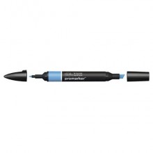Pennarelli Winsor&Newton Promarker doppia punta fine-larga- cadet blue B336 - 0203000