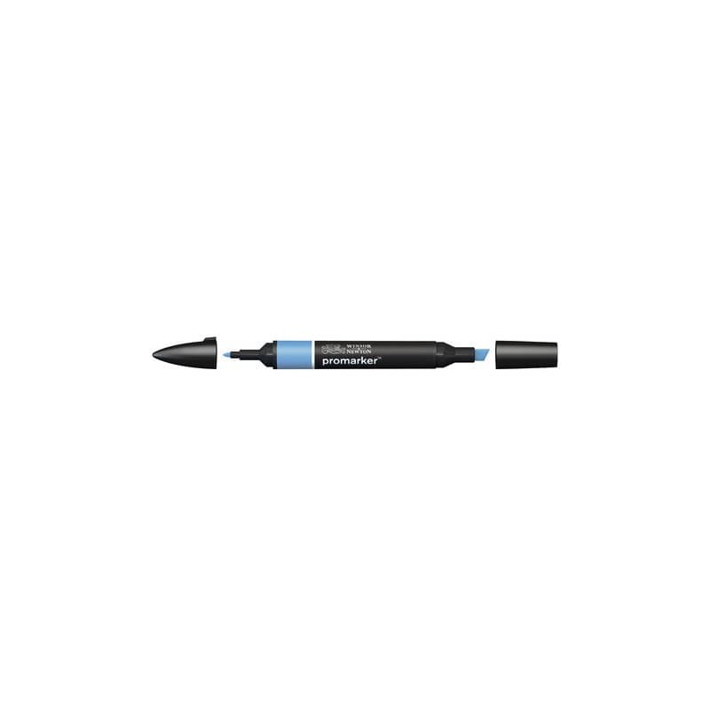 Pennarelli Winsor&Newton Promarker doppia punta fine-larga- cadet blue B336 - 0203000