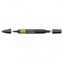 Pennarelli Winsor&Newton Promarker doppia punta fine-larga - herb green Y524 - 0203011