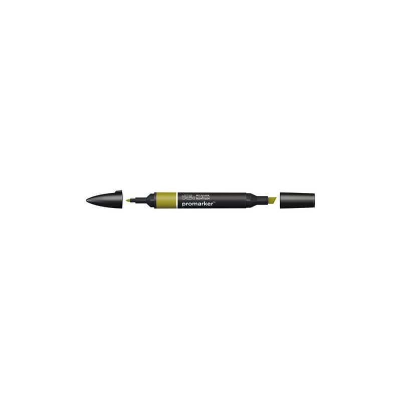 Pennarelli Winsor&Newton Promarker doppia punta fine-larga - herb green Y524 - 0203011