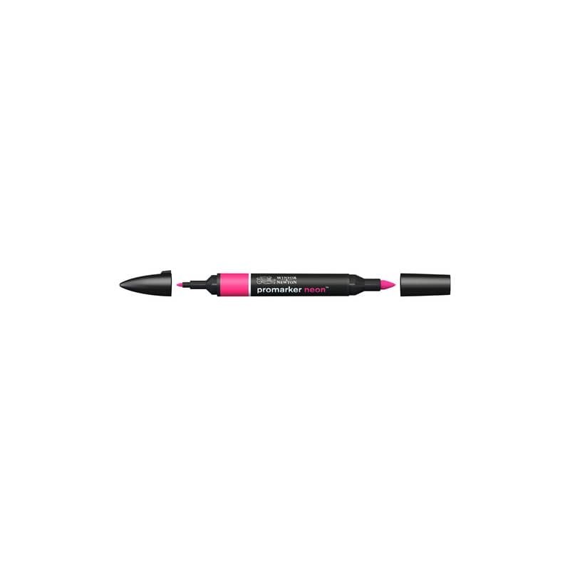 Pennarelli Winsor&Newton Promarker doppia punta fine-larga - neon elettric pink NN PK - 0205406