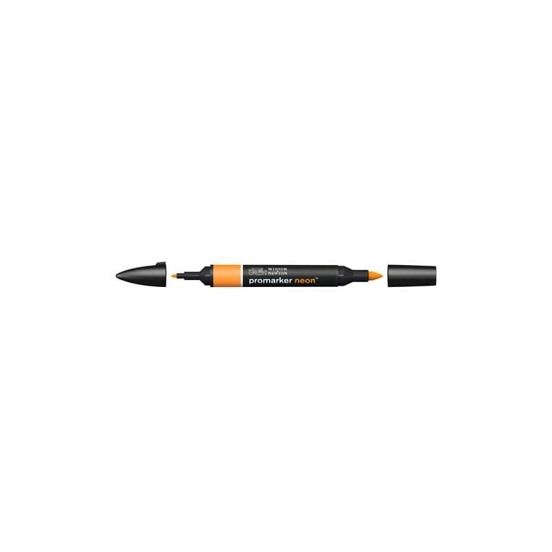 Pennarelli Winsor&Newton Promarker doppia punta fine-larga - neon radiant orange NN OR - 0205404
