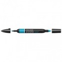 Pennarelli Winsor&Newton Promarker doppia punta fine-larga - neon volt blue NN BL - 0205407