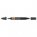 Pennarello Winsor&Newton Promarker doppia punta fine-larga - coffee O523 - 0203636